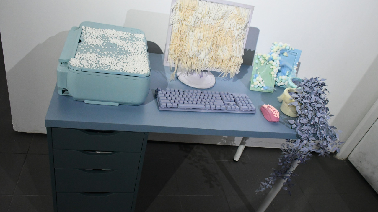 Art display by exhibition finalist Isabel Thong Kai Yun. – The Vibes pic, March 26, 2022
