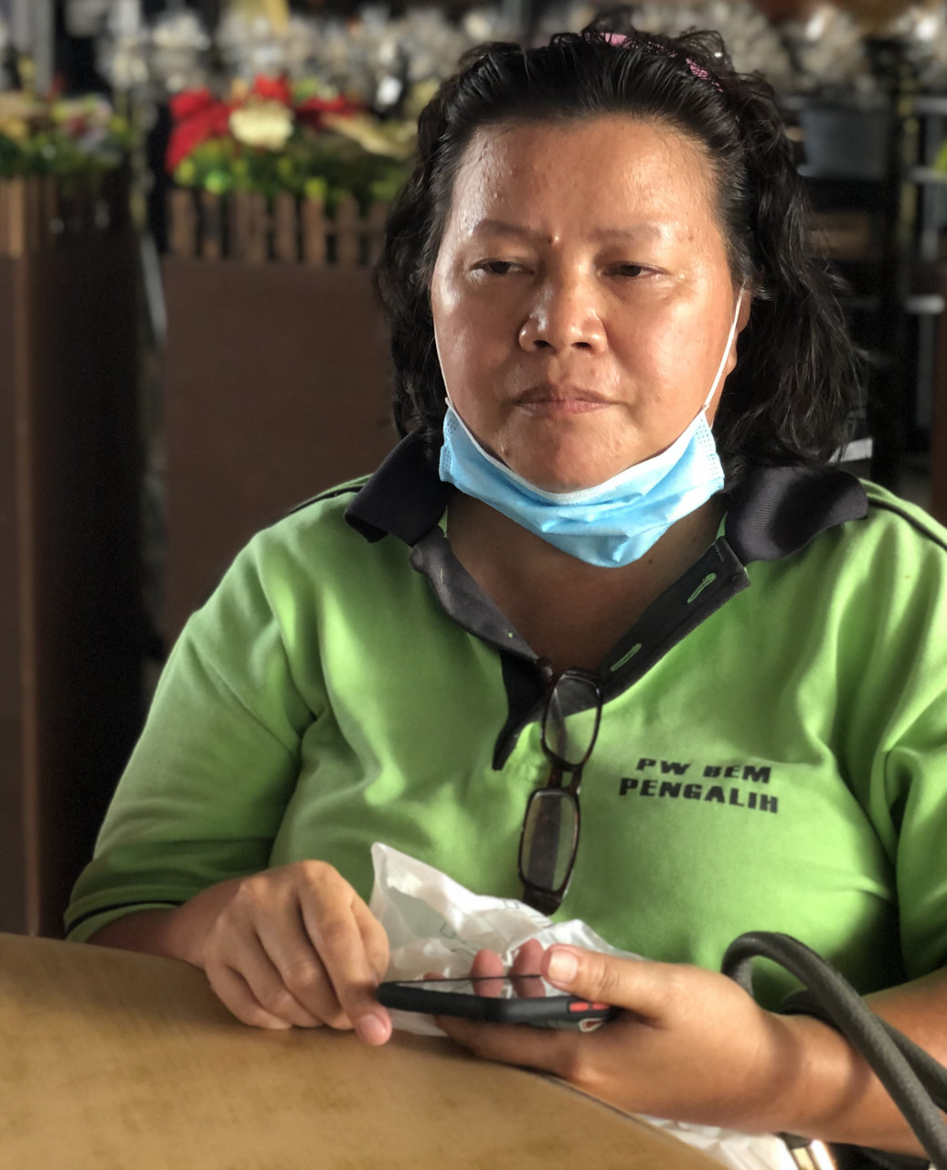 Doris Tabed is stateless and now is a caregiver to her father, a former border scout. She is now stricken with kidney disease. – File pic