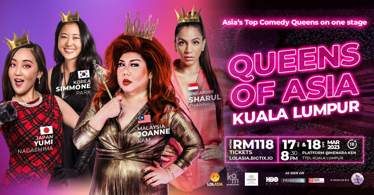 Queens of Asia is the latest example of LOL Asia's commitment to showcasing women comedians, both new and familiar. – Pic courtesy LOL Asia