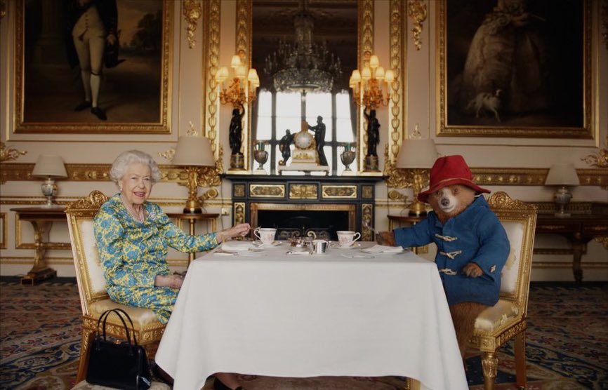 Just a cheeky chat over some marmalade sandwiches. – Twitter pic