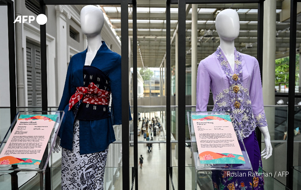Indonesia picked the kebaya as its national dress for women after it declared independence from the Netherlands in 1945. – AFP pic