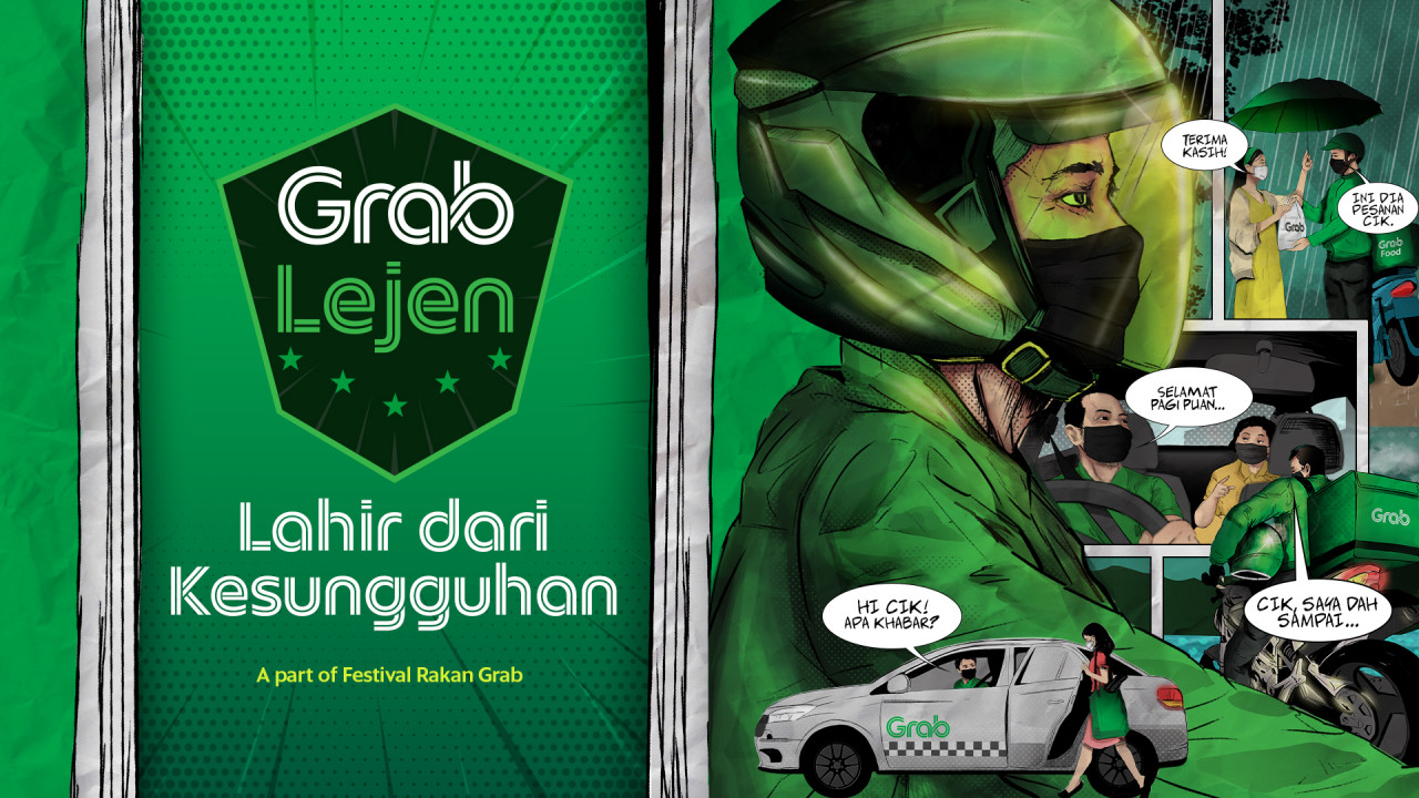 Grab hopes to honour their drivers and delivery partners for their kindness and acts of courage during the pandemic. – Grab pic