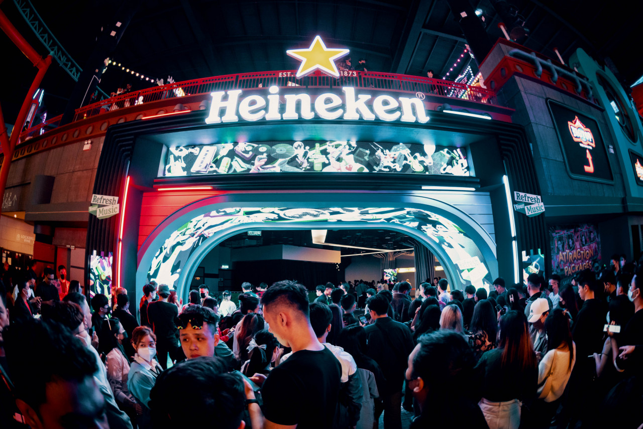 Music fans crowd Resorts World Genting, before the start of the event. – Pic courtesy of Heineken