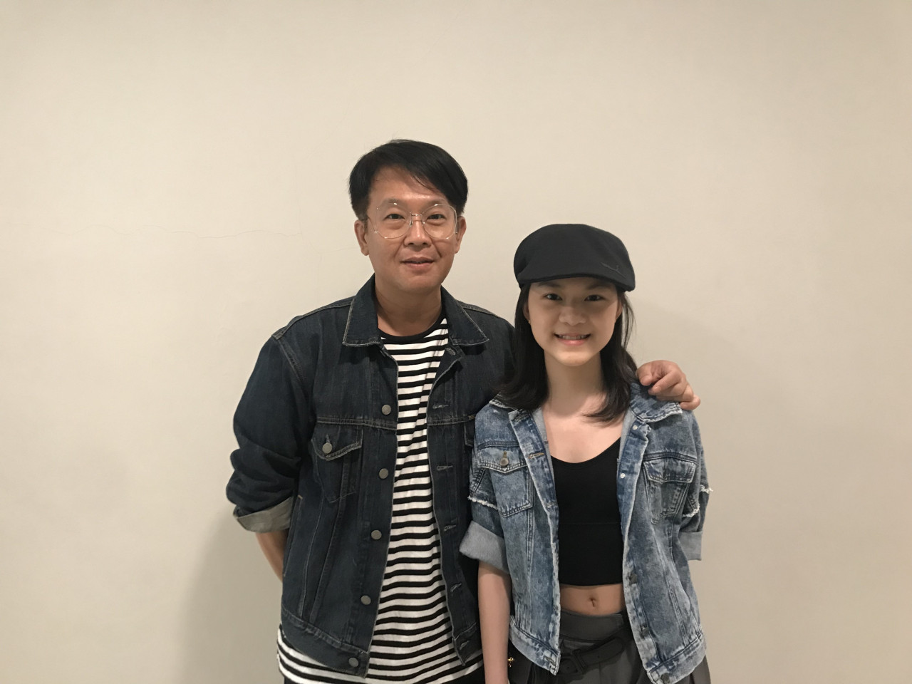 Annabelle poses with fashion designer Ranndy Goh, who has served as a mentor figure. – Rachel Yeoh pic