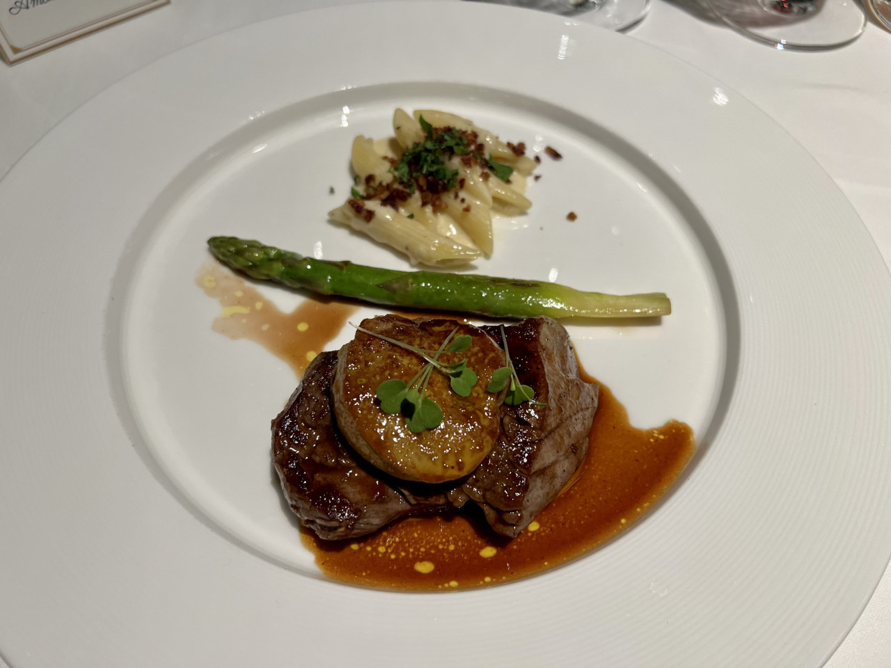 The 2019 Undurraga T.H. Syrah Leyda was paired with the ‘Rossini’ steak dish (served with penne pasta and red wine sauce). —The Vibes pic/Amalina Kamal
