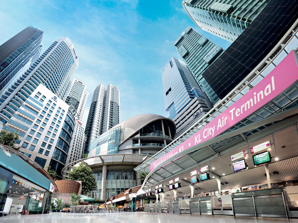 The KL Sentral transportation hub has seven rail networks that serve an average of 150,000 commuters daily. – Pic courtesy of MRCB