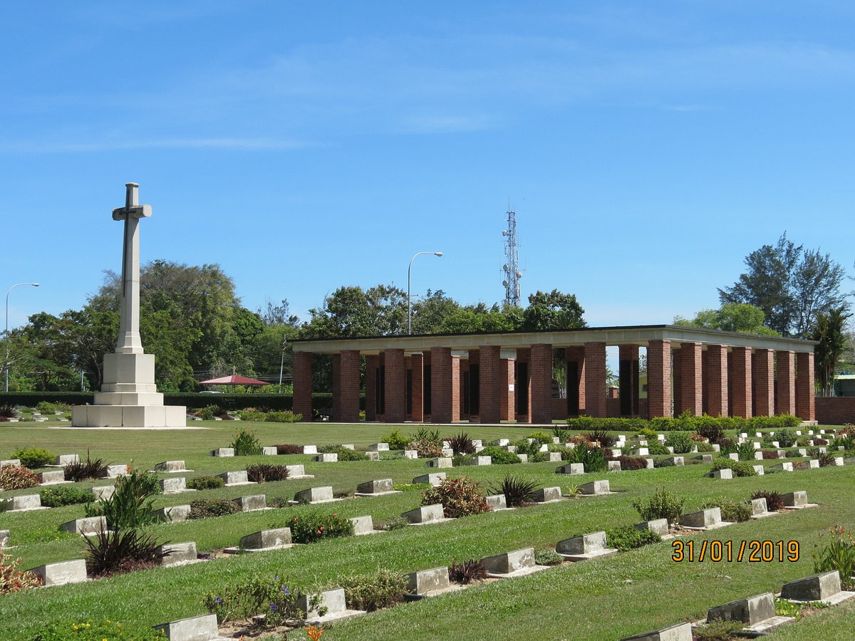 The Labuan War Cemetary is a memorial park dedicated to the fallen soldiers of World War II. courtesy Trip Advisor