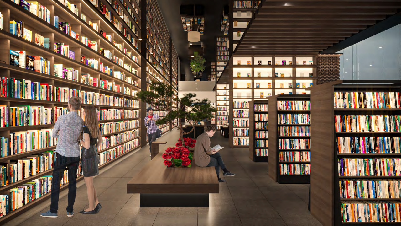 A graphical rendering of the interior of the Tsutaya bookstore at Paviliion Bukit Jalil. – Pic courtesy of Pavilion Bukit Jalil