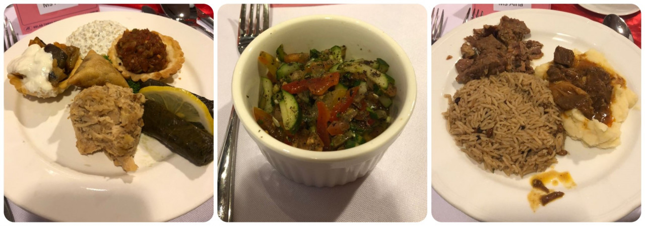 (L-R) Turkish cuisine appetisers, Gavurdağı Salatası, İç Pilavlı Kuzu tandır and Patates Püreli Kebap. – Pic courtesy of Türkiye Tourism Promotion and Development Agency