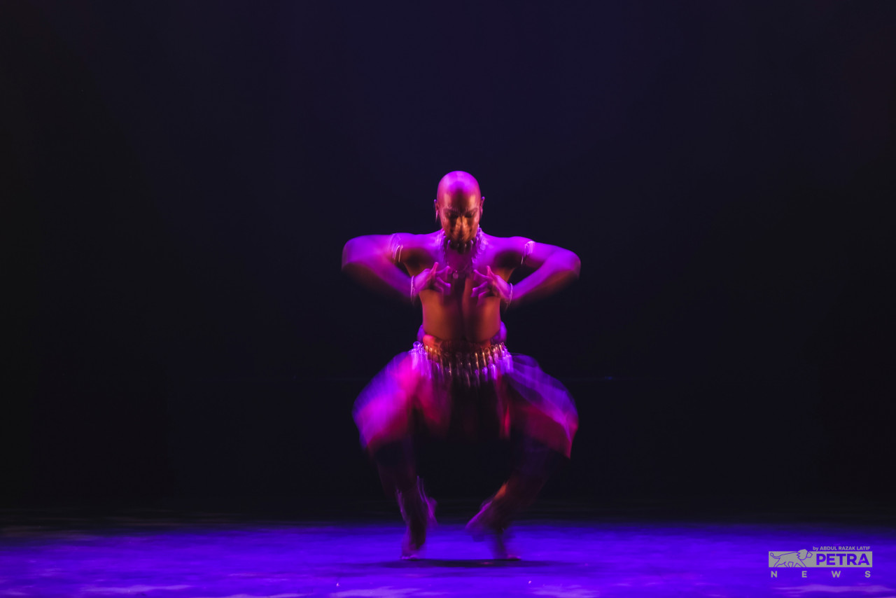 Vickneshwaran as Ravana in Jaya Ram. – The Vibes pic/Abdul Razak Latif