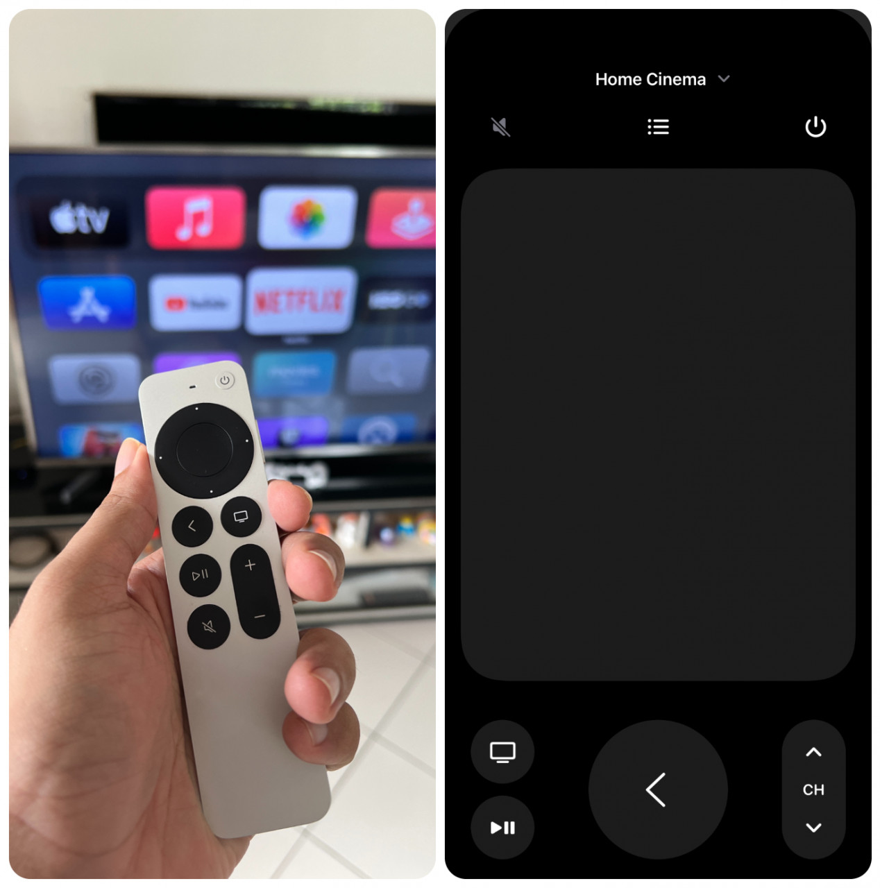 The remote feels solid in the hand and the buttons are snappy, though the wheel is a tad too sensitive. iPhones are also able to be remotes of their own, and in some ways are better because they make text easier to input. – Vibes pic/Haikal Fernandez