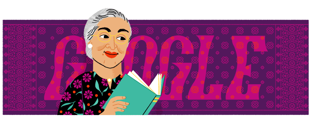 The illustrated banner that hangs above the Google homepage. – Google pic