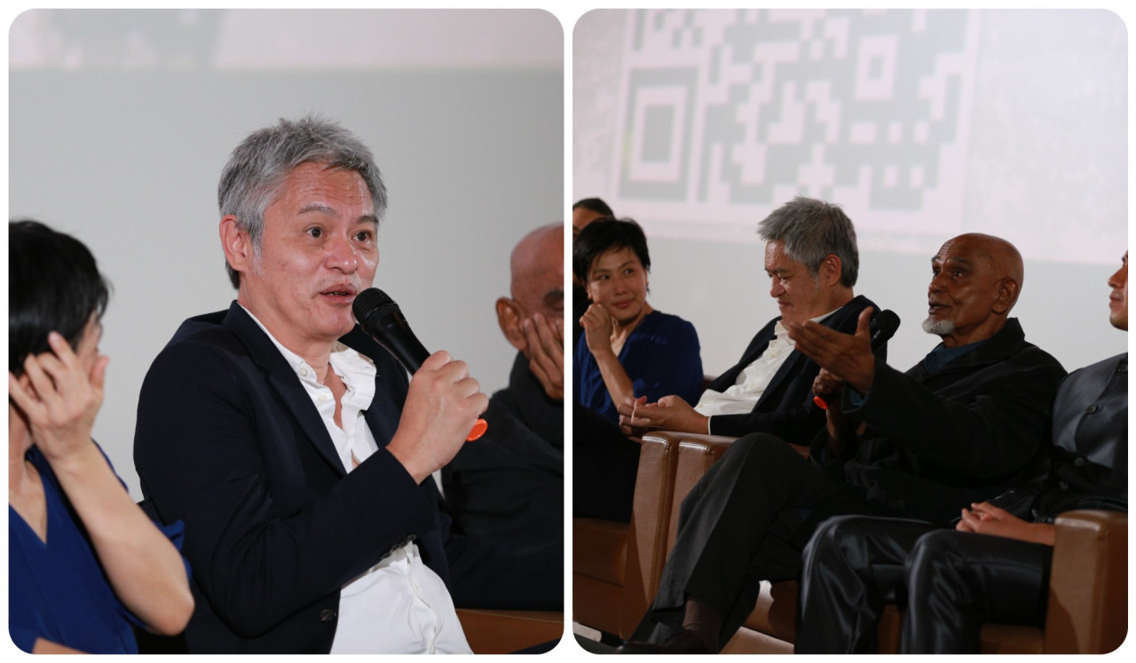 (L) Pete Teo has acted in a lot of Tan Chui Mui’s short films before, while Mano Maniam was once Tan's theatre teacher. – Pic courtesy of da huang pictures