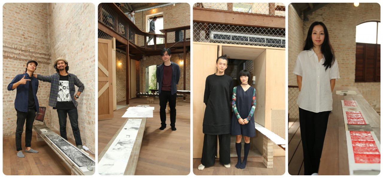 Four Malaysian artists, Ang Xia Yi, Lim Eu Jin, Pangrok Sulap and Shaman Tearoom, are participating and presenting works created in collaboration with international counterparts, as well as host workshops over the month-long exhibition. – Pics courtesy of The Godown
