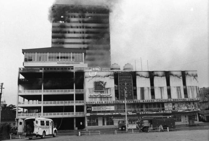 The devastating fire that gutted Campbell Complex was the worst highrise fire in Malaysian history. – Reddit pic