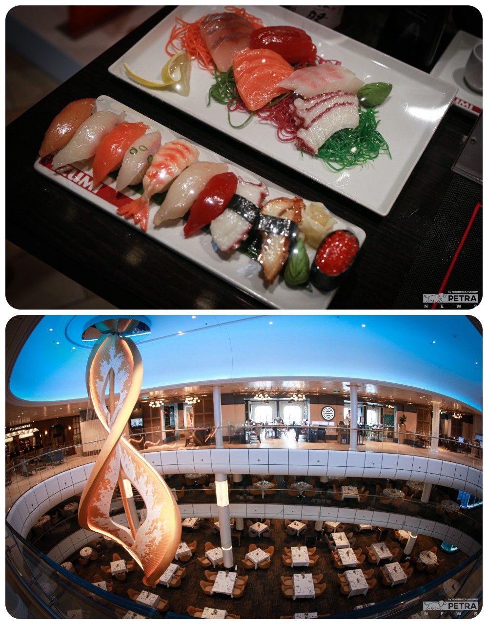 There are luxury dining experiences aplenty aboard the Spectrum of the Seas.