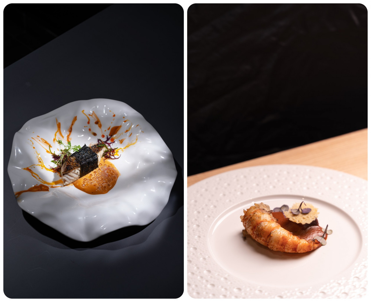 An example of a couple of elevated dishes in the omakase tradition. – Pic courtesy of Asia's 50 Best Restaurants