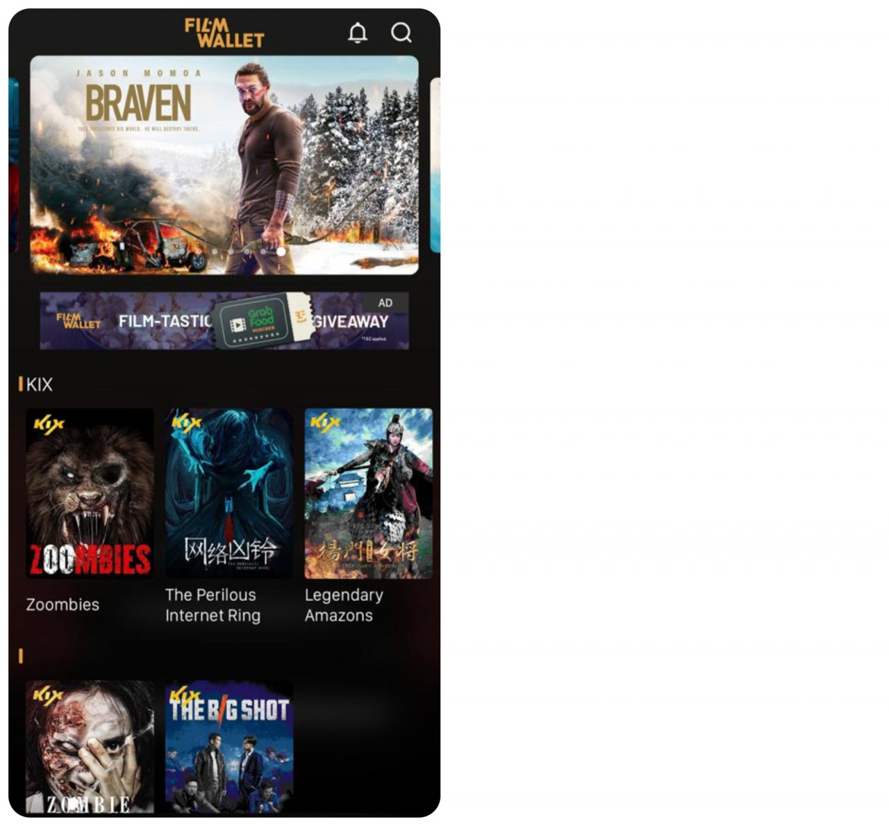 A screenshot of Film Wallet's user interface. – Haikal Fernandez pic