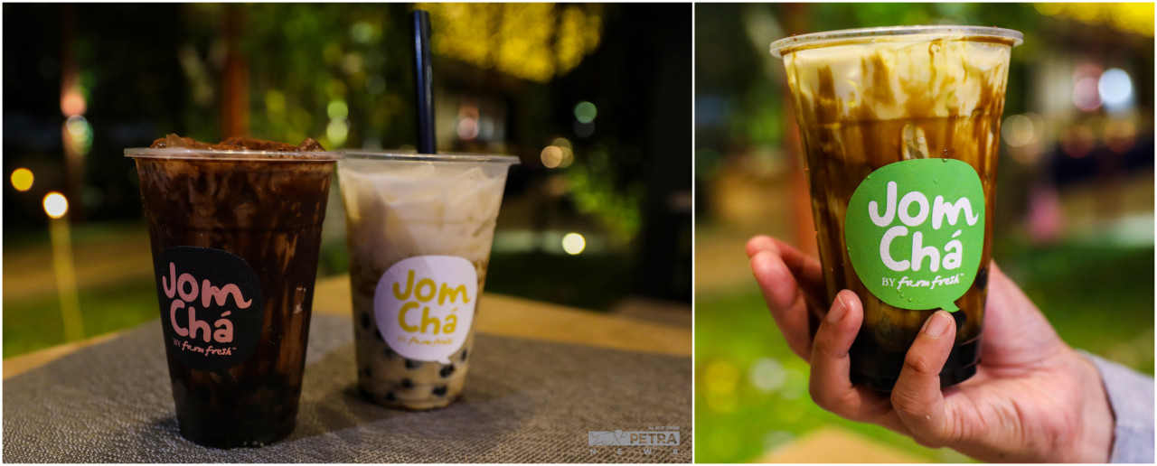 Farm Fresh also introduces its Jom Cha Boba drink brand, opened for business exclusively on the site. — The Vibes/Alif Omar pic