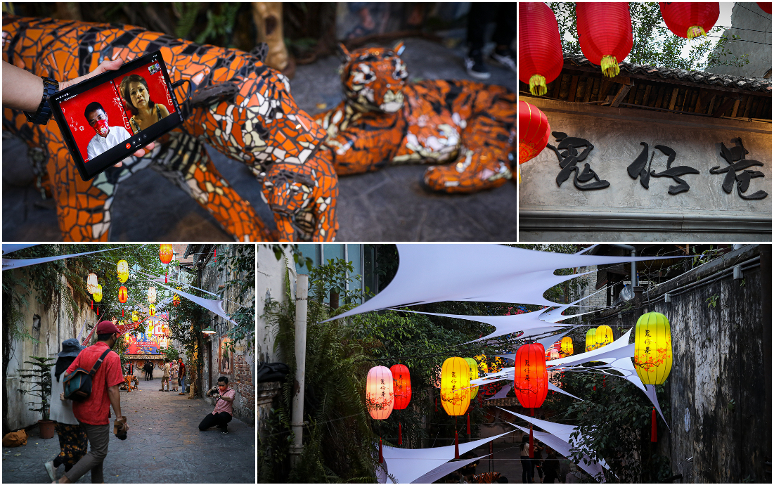 The art installation spotlights the importance of saving the Malayan tiger and encourages supporters of Kwai Chai Hong to help raise awareness in conjunction with this festive period. – The Vibes/Syeda Imran pic