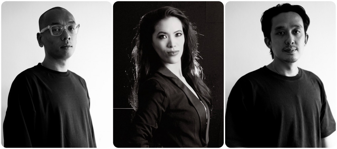 (From left) Zulamran Hilmi, Pauline Fan and Taufiq Kamal. – Cahaya pix