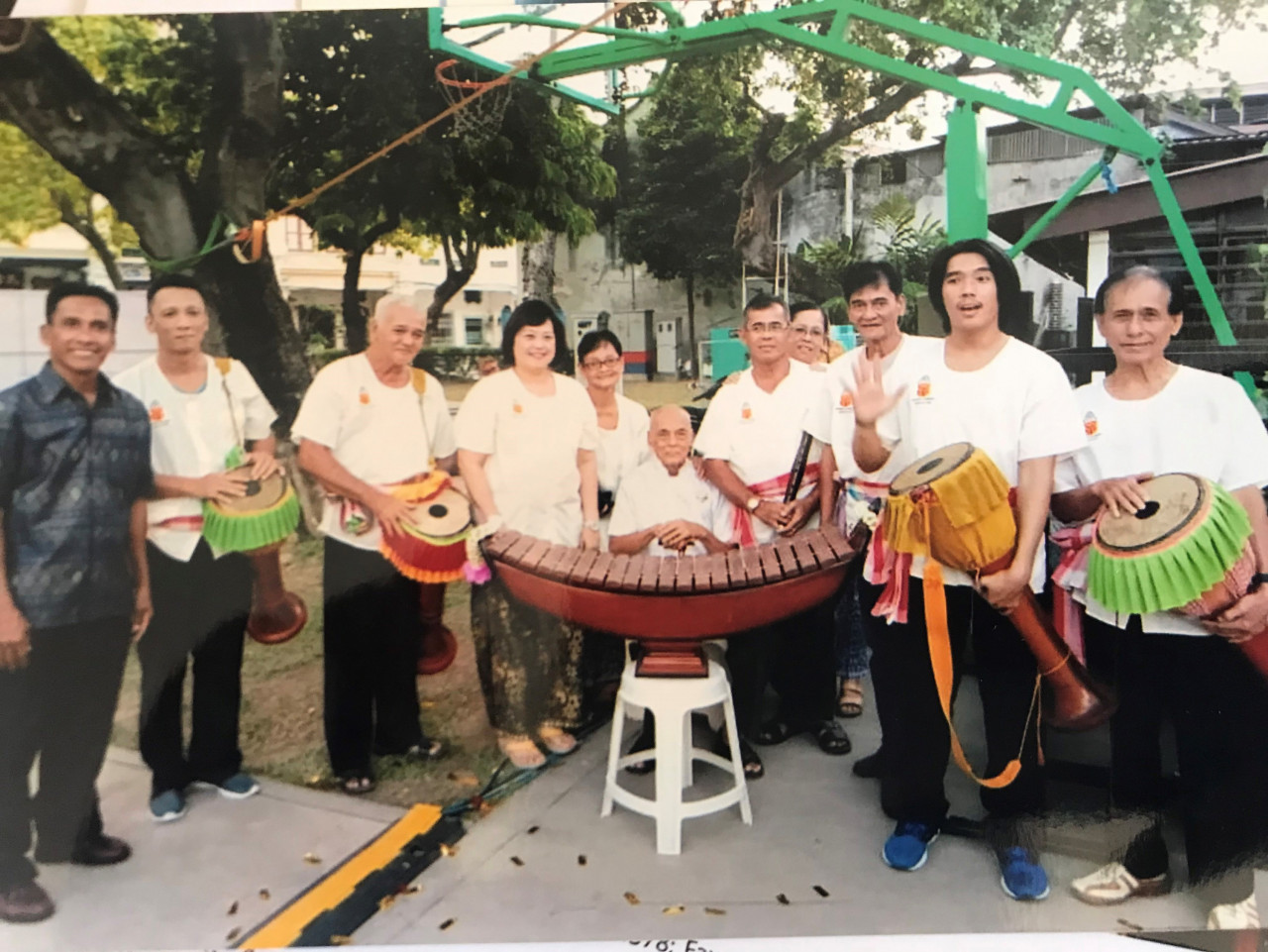 Noo Wan is seated in the centre, first from left is Boon and second from right is Chamranth, the fourth generation of Penang's 200-year-old Siamese villlage. – Pic courtesy of Penang Siamese Association
