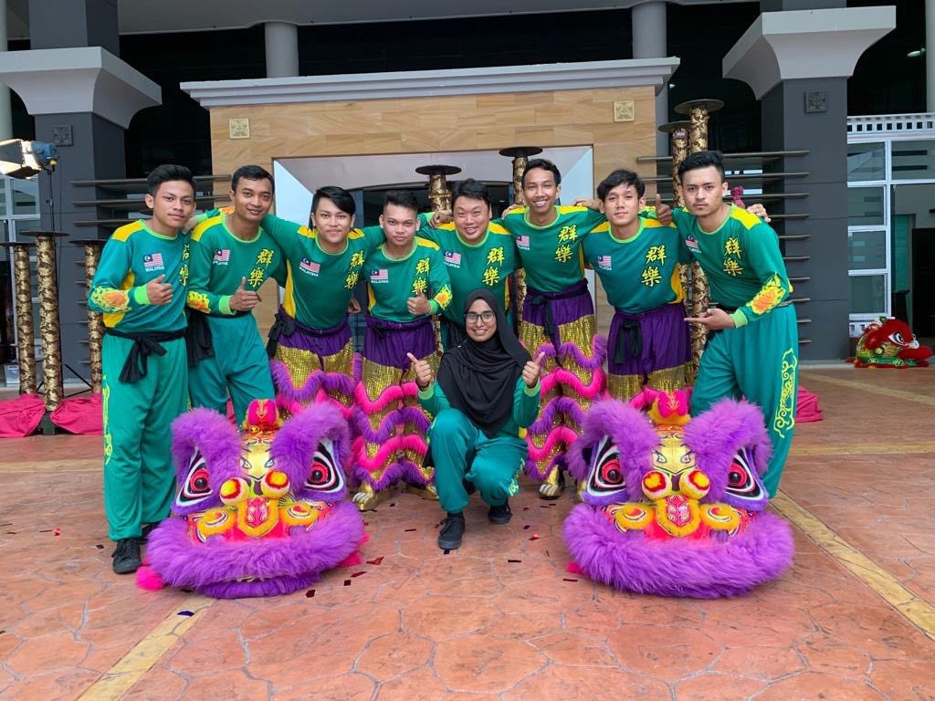 Mariam has had to recently juggle her lion dance responsibilities with her new family after the arrival of her first child. – Pic courtesy of the Khuan Loke Dragon and Lion Dance Association