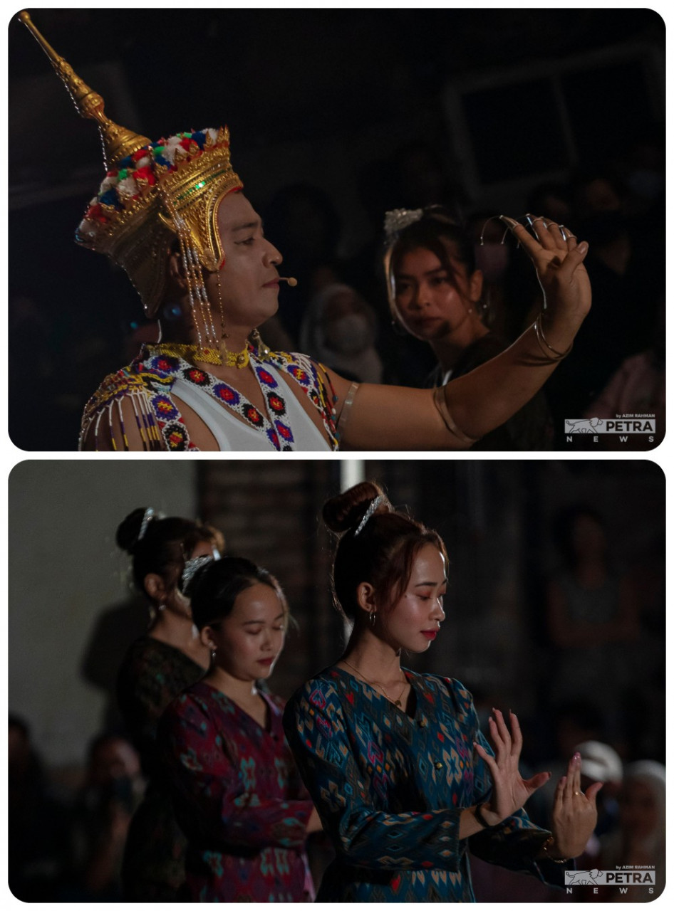 Malam Pusaka di Ruang Kota features dancers and musicians Kumpulan Manora Cit Manit Bukit Yong from Pasir Puteh, Kelantan. – The Vibes pic/Azim Rahman