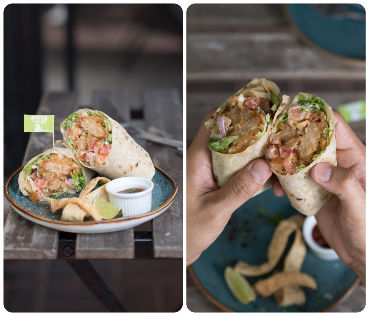 The Chick’n Ranch Wrap. – Pic courtesy of Mutant