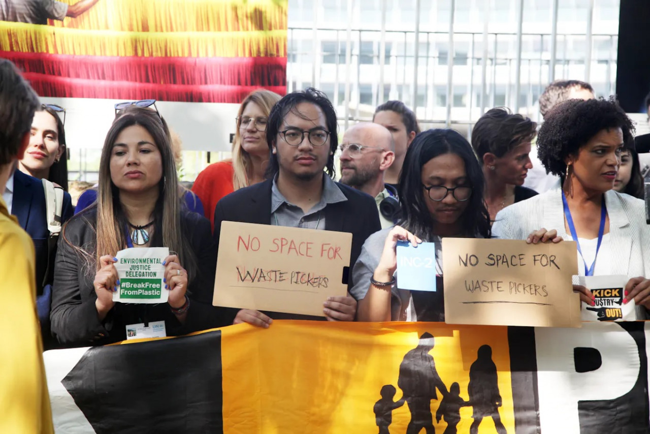 Activists hold protests in support of waste pickers. – Social media pic