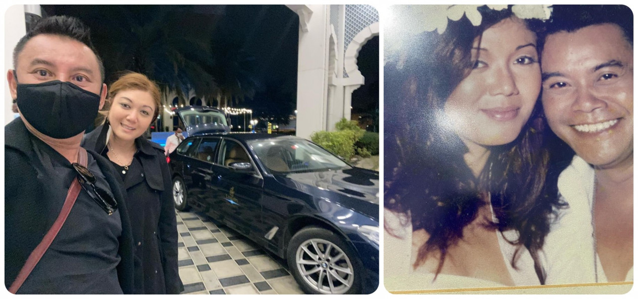 Datuk Zainal Abidin and Datin Angelina Asmawi in happier times. – Instagram pics