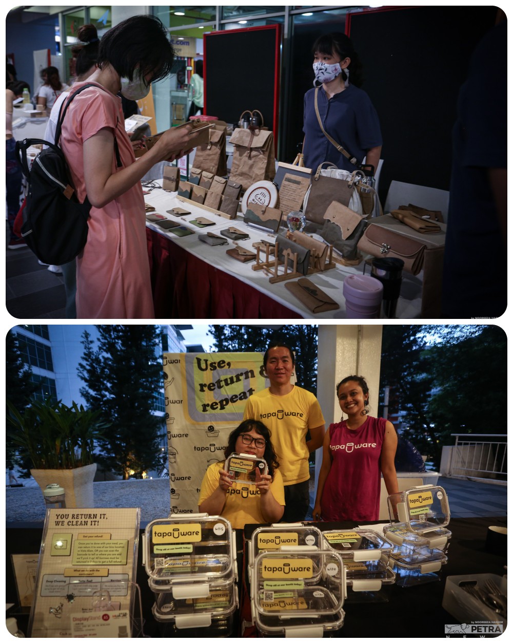 More than 30 vendors participated in support of the low (to zero) waste living movement event, from food and beverages, to apparel, and personal products, and more. – The Vibes pic/Nooreeza Hashim