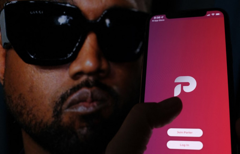 Parler seen as home for far-right – and now Kanye West