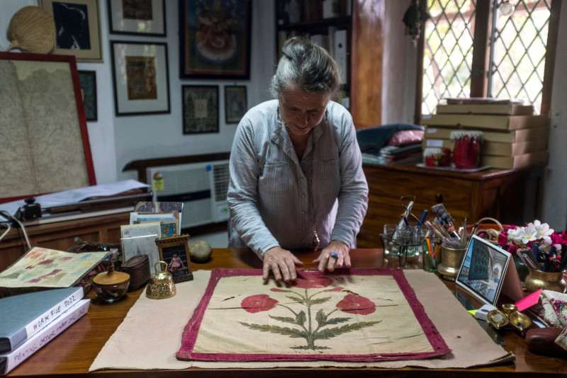 French-Indian textile designer brings back Mughal patterns