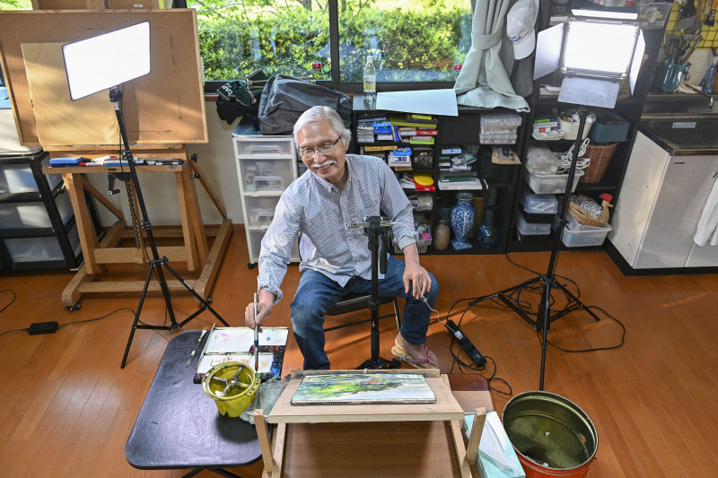'Like a dream': Japanese grandpa draws in following as art YouTuber