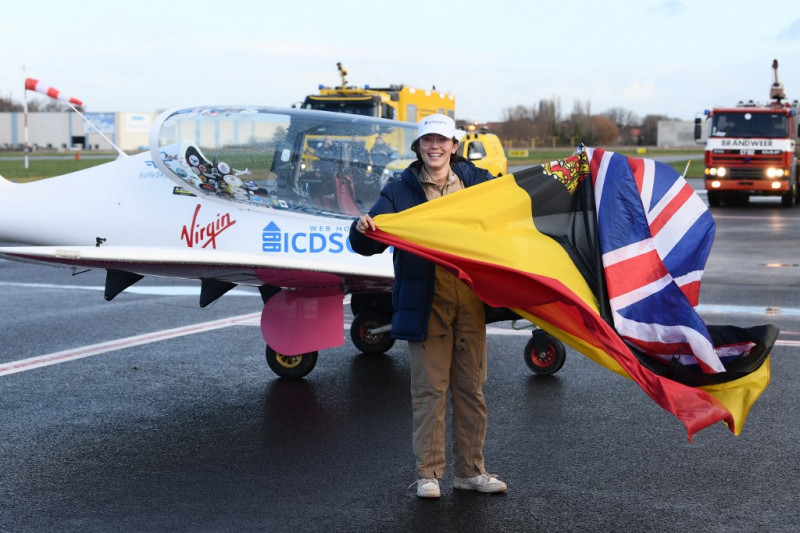Teen pilot completes round-the-world feat