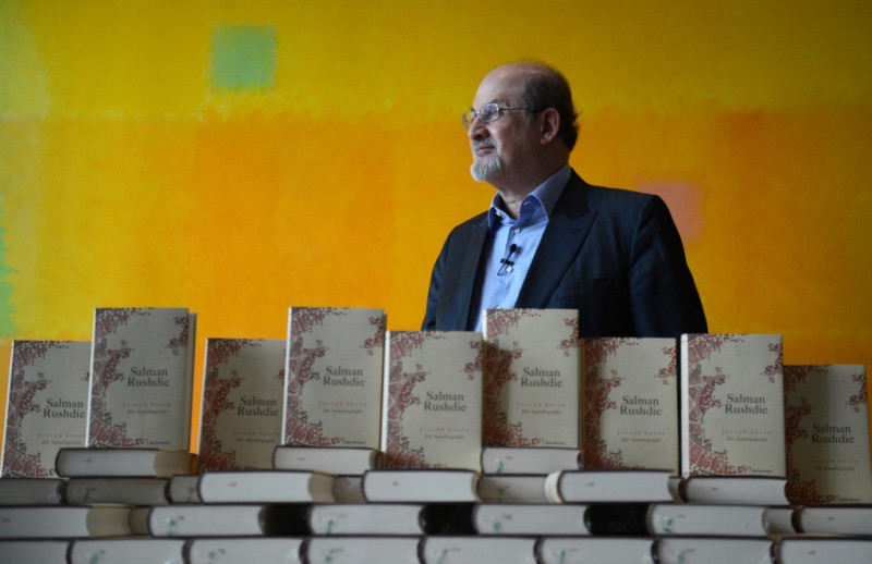 Attack on Salman Rushdie sparks surge in interest in author's works