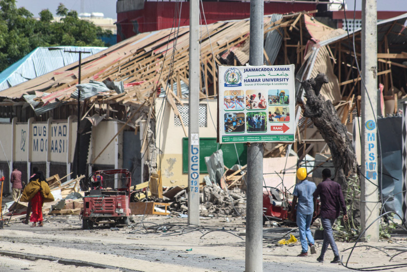 Eight killed in Al-Shabaab-claimed bombing in Somalia capital