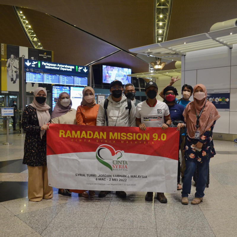 Noh Salleh, Faizal Tahir, Altimet join Cinta Syria Malaysia humanitarian mission