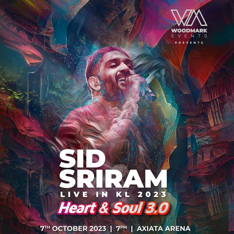 Indian pop star Sid Sriram to perform live in KL this October