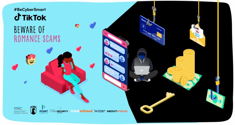 TikTok warns users to #BeCyberSmart to prevent romance scams