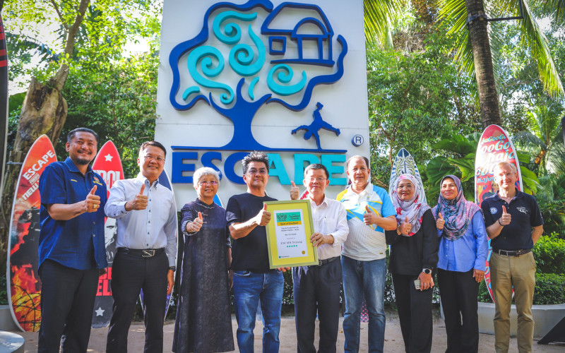 Escape Penang listed by Tripadvisor as top 3 amusement & water park in Asia