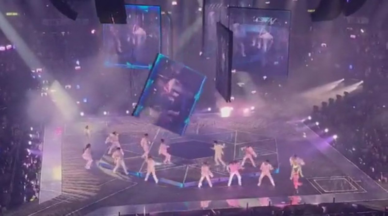 Concert fun turned tragic when massive screen falls during Cantopop boyband performance