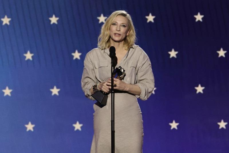 Blanchett slams 'patriarchal' awards shows after accepting best actress prize