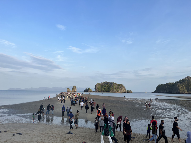 The sea parts in Langkawi, making way for a new tourism attraction