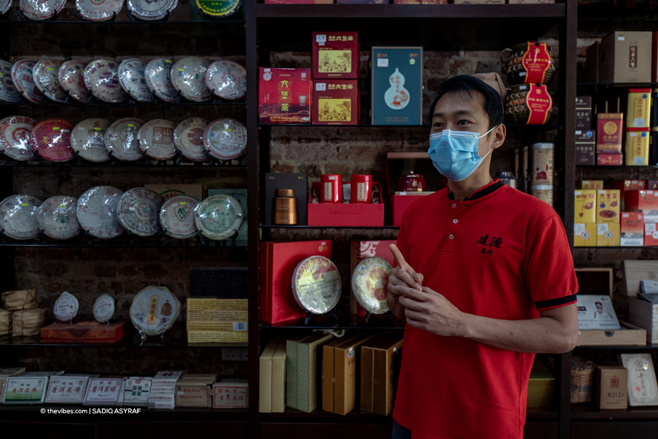 Third generation tea merchant KC Koh. – Sadiq Asyraf/The Vibes pic