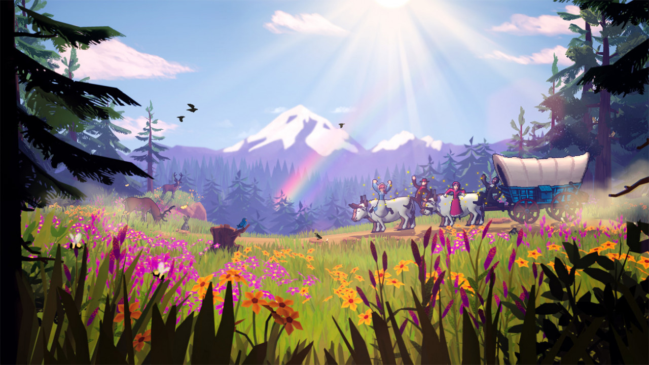 The Oregon Trail is a modern twist on the trials and tribulations of the road to Oregon, and the official successor to the global phenomenon. – Pic courtesy of Apple
