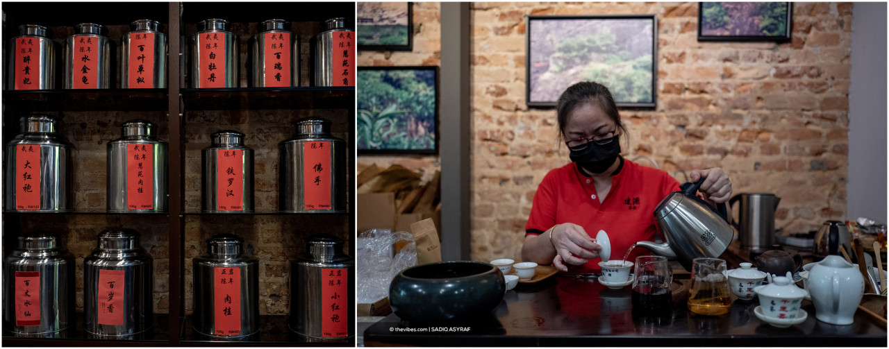 The tour brought us to the oldest tea shop in Jalan Petaling, Kean Guan Tea Merchants. – Sadiq Asyraf/The Vibes pic