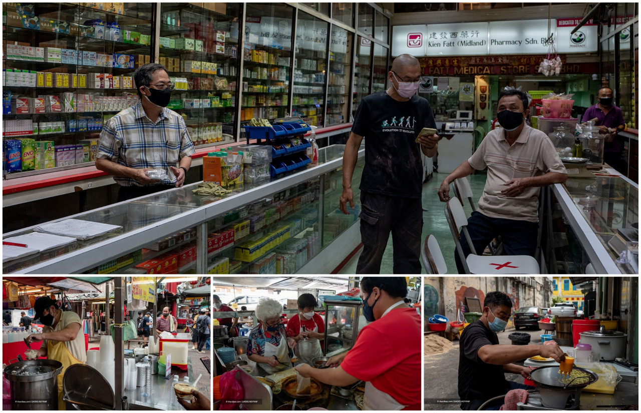 Local businesses and traders in the Chinatown area have finally opened their doors to service customers appropriately. – Sadiq Asyraf/The Vibes pic