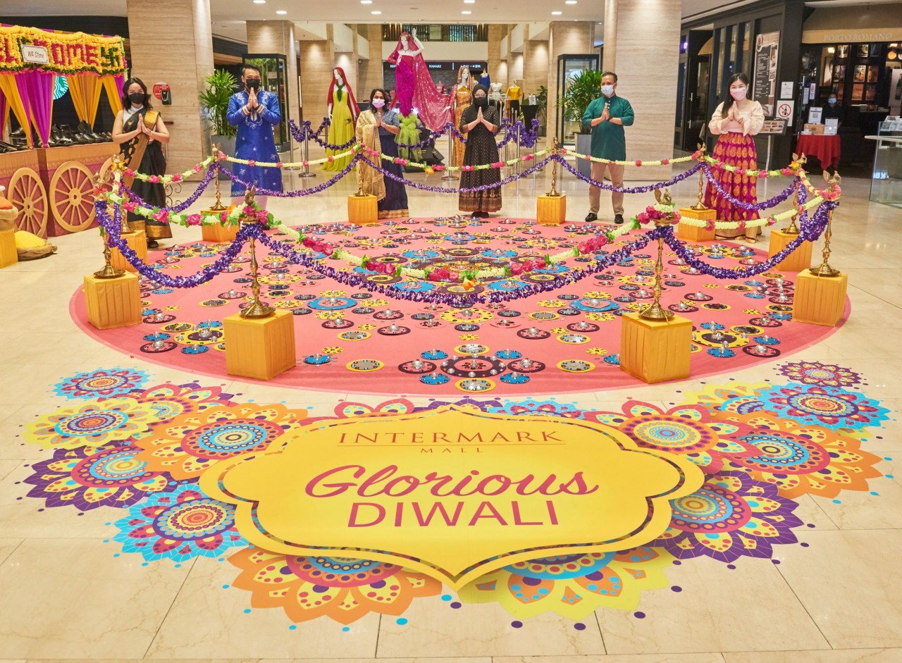 Intermark Mall's kolam is bright and bejewelled. – Pic courtesy of Pavilion REIT